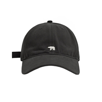 FREE RABBITⅡ 北极熊刺绣遮阳软顶鸭舌帽子显脸小情侣款男女同款