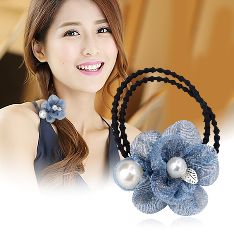 后脑勺蝴蝶结头绳网红春夏发饰