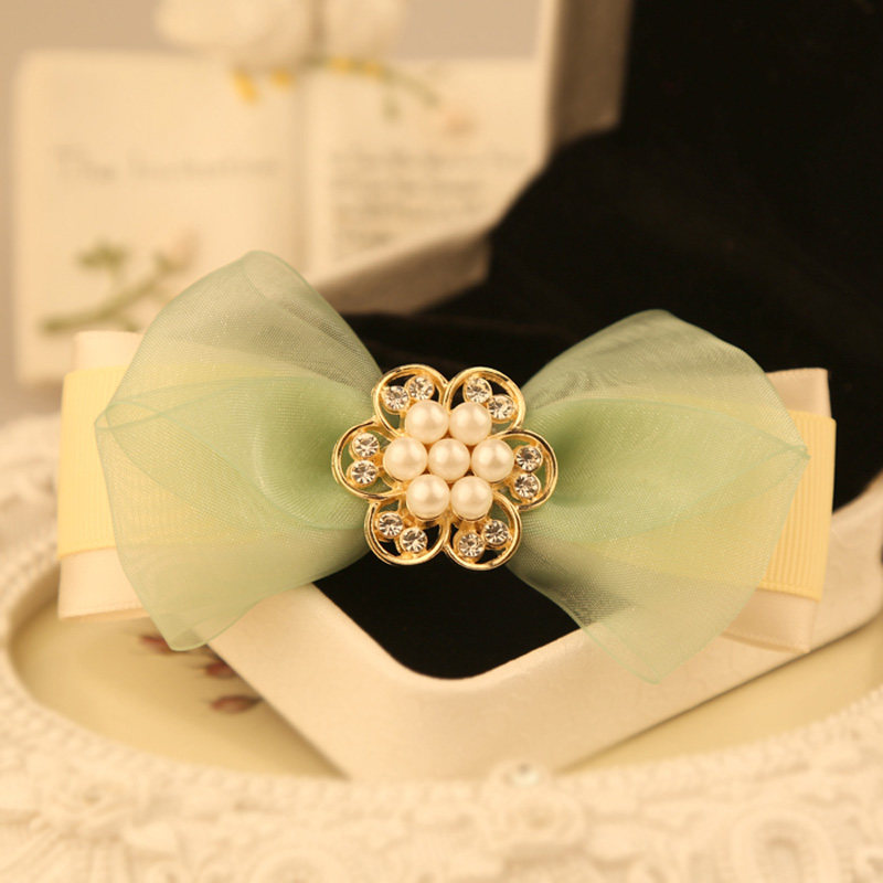 七彩格子头饰发夹 发饰 韩国布艺发卡蝴蝶结发夹饰品发饰发夹饰品