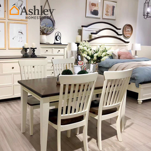 正品 Ashley爱室丽5623床头柜妆台斗柜餐桌椅茶几边几书桌电视柜