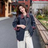 现货短外套女PU皮2C512-7019-P180-K279，女装皮衣，昱喆服饰