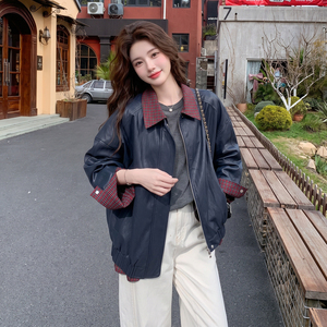 现货 短外套女PU皮 2C512-7019-P180-K279图片