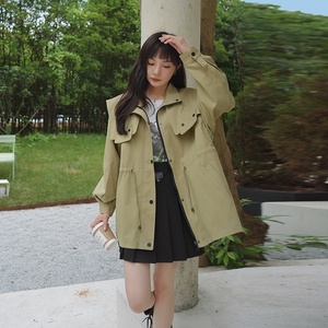 196现货 短风衣外套女 A105新款 P145 控198图片