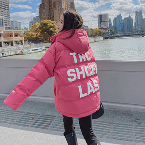 196现货 棉衣外套女字母印花 202新款,女装棉衣/棉服,昱喆服饰