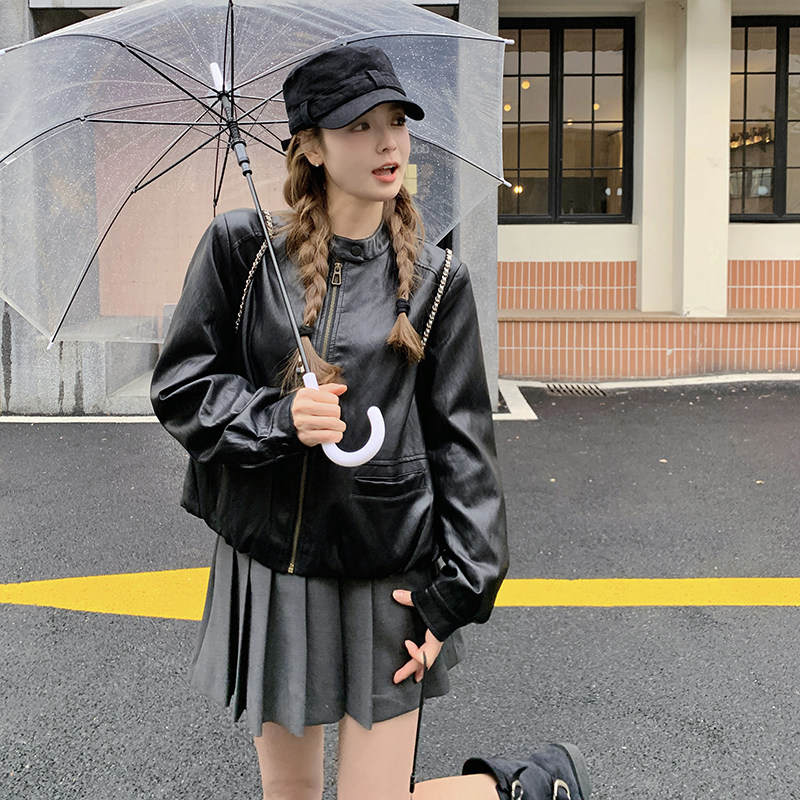 196现货2026春皮衣外套女957H新款P145控218，女装皮衣，昱喆服饰