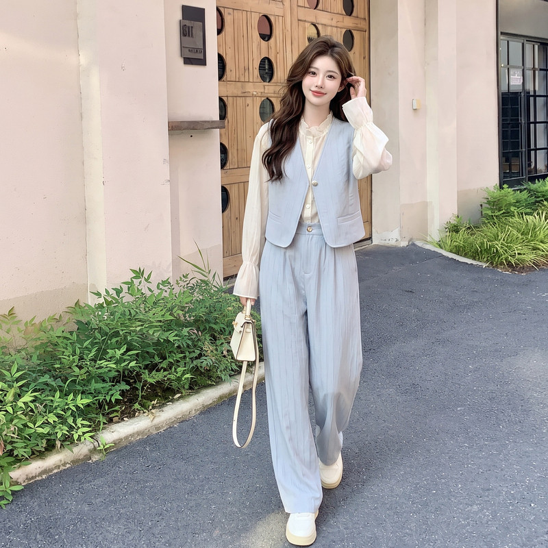 现货时尚套装两件套马甲裤子2C512-902-P165-K228，女装套装/套裙，昱喆服饰