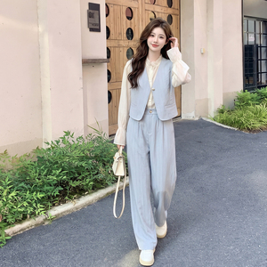 现货 时尚套装两件套 马甲裤子 2C512-902-P165-K228，女装套装/套裙，昱喆服饰