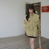 196现货短风衣外套女A105新款P145控198，女装风衣，昱喆服饰