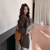 196现货风衣外套2026新款7002款P180控279，女装短外套，昱喆服饰