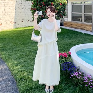现货 时尚套装女两件套裙子加上衣 2C512-7092-P155-控248，女装套装/套裙，昱喆服饰