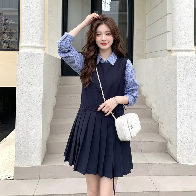 现货时尚套装两件套裙子套装2C512-7039-P175-K275,女装套装/套裙,昱喆服饰
