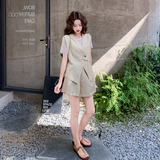 时尚套装女夏季新款三件套2C512-7210-P180-控288，女装套装/套裙，昱喆服饰