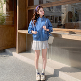 196现货 仿牛仔短外套女 7012新款 P165 控258,女装短外套,昱喆服饰,浙宝-网红风 196现货 仿牛仔短外套女 7012新款 P165 控258,女装短外套,昱喆服饰,浙宝-网红风