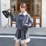 196现货灰色时尚套装女7015新款P190控295，女装套装/套裙，昱喆服饰