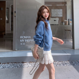 现货仿牛仔短外套女2C512-7012-P165-K258，女装短外套，昱喆服饰