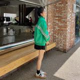 196现货BV绿棒球服夹克短外套A116新款P115控168，女装短外套，昱喆服饰
