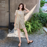 时尚套装女夏季新款三件套2C512-7210-P180-控288，女装套装/套裙，昱喆服饰