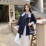 现货短外套女格子拼接2C512-7038-P170-K278，女装短外套，昱喆服饰