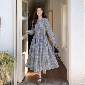 现货 格子连衣裙女裙子 2C512-7030-P150-K235图片