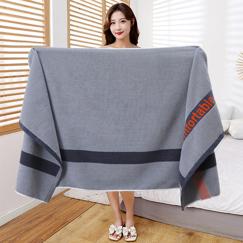 纯棉男女浴巾柔软吸水不易掉毛