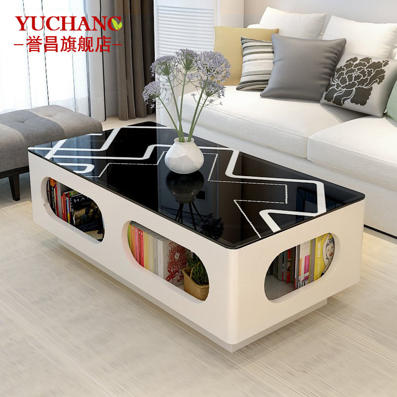 Chang Yu tea table TV cabinet combination modern Simplicity Toughened glass Paint Small apartment a living room tea table originality furniturein the Residential furniture , Categories , Tea table  category - from Buy2taobao.com to provide professional Taobao agent buy service