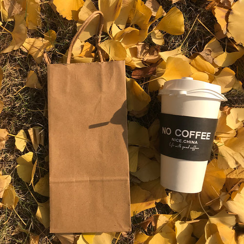 饮品奶茶咖啡烘焙牛皮外卖食品袋