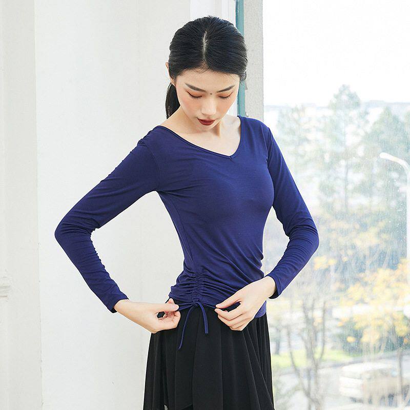 舞蹈练功服上衣女形体跳舞衣服