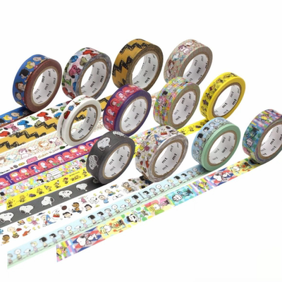 现货 MT x Peanuts 史努比系列 艺术家合作款和纸胶带 手帐贴纸