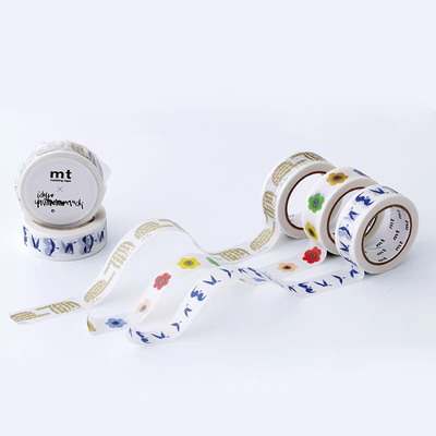 现货 日本mt和纸胶带 山口一郎合作款 hana bird hobo手账素材