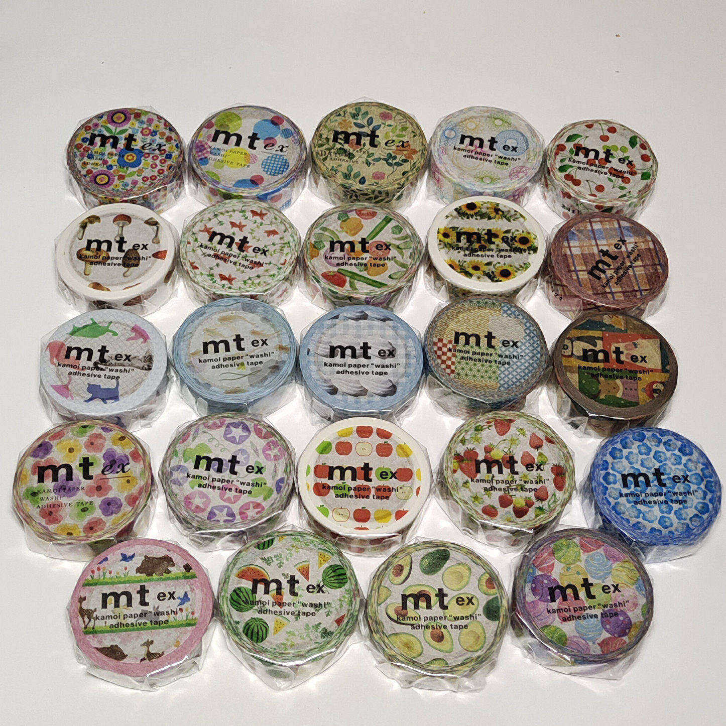 现货 MT和纸胶带ex系列 牵牛花 金鱼 苹果 樱桃 刨冰定轨手