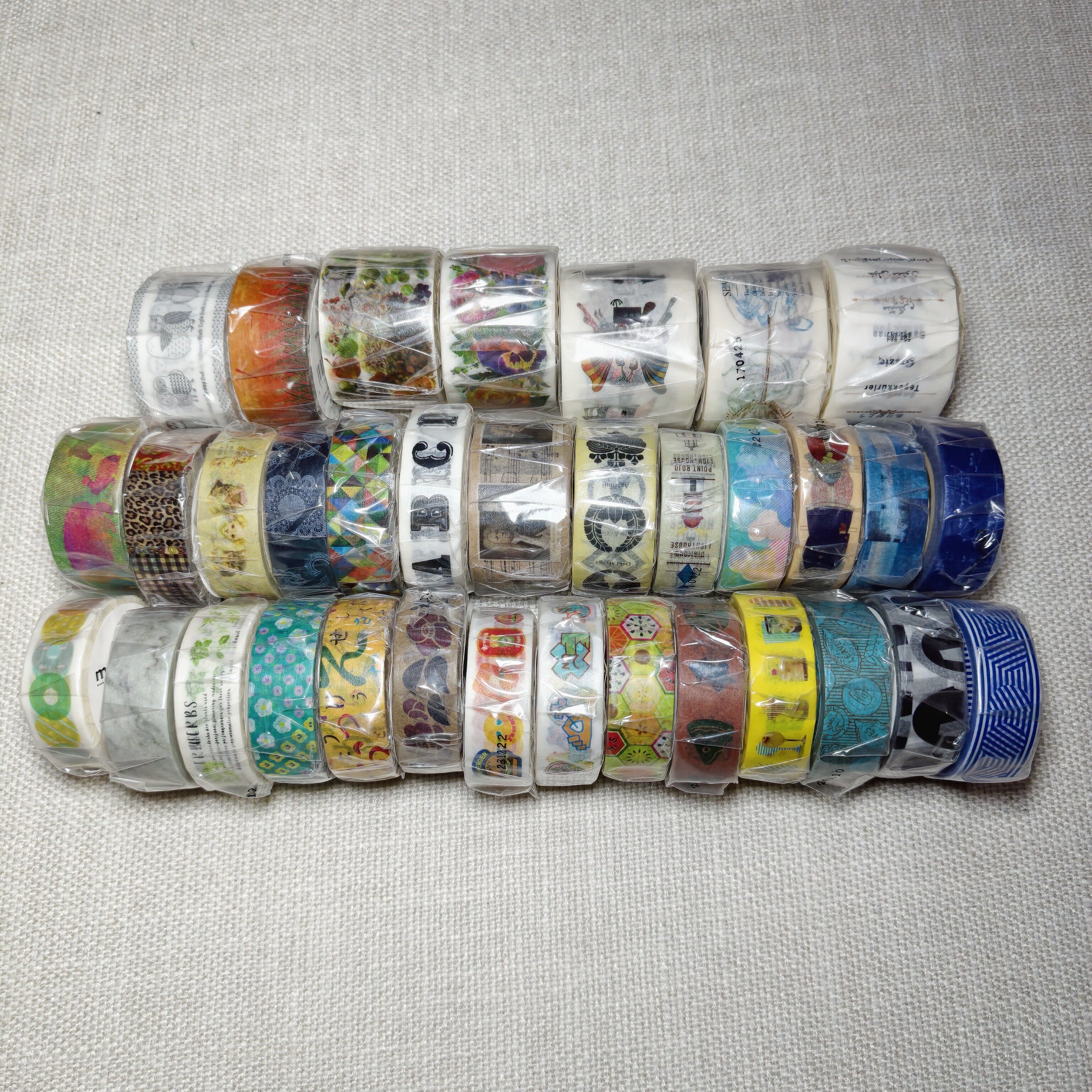 现货 MT展会限定 和纸胶带大理石 数字片假名 手账贴纸