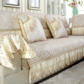 简约现代沙发垫欧式 布艺蕾丝四季 防滑客厅组合沙发坐垫靠背巾套子