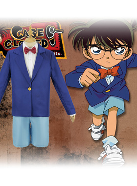 二次元儿童cosplay服装日本动漫cosply柯南服装名侦探