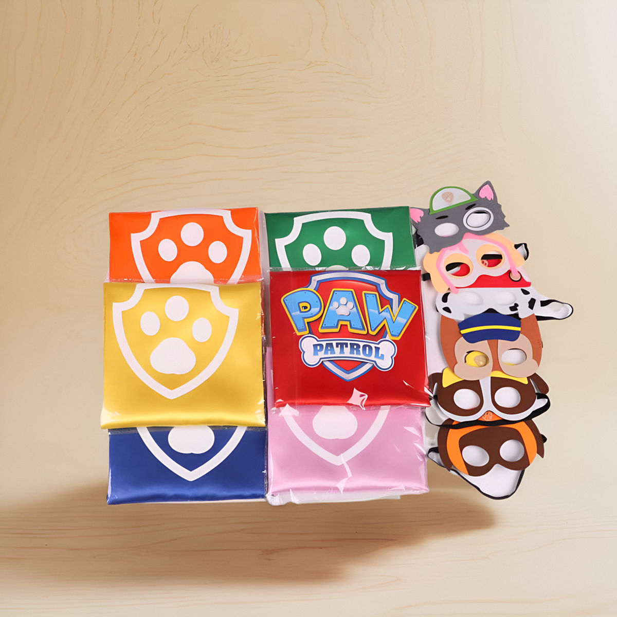 汪汪队披风亲子cos狗狗莱德队长cosplay面具披风天天毛毛动物装扮