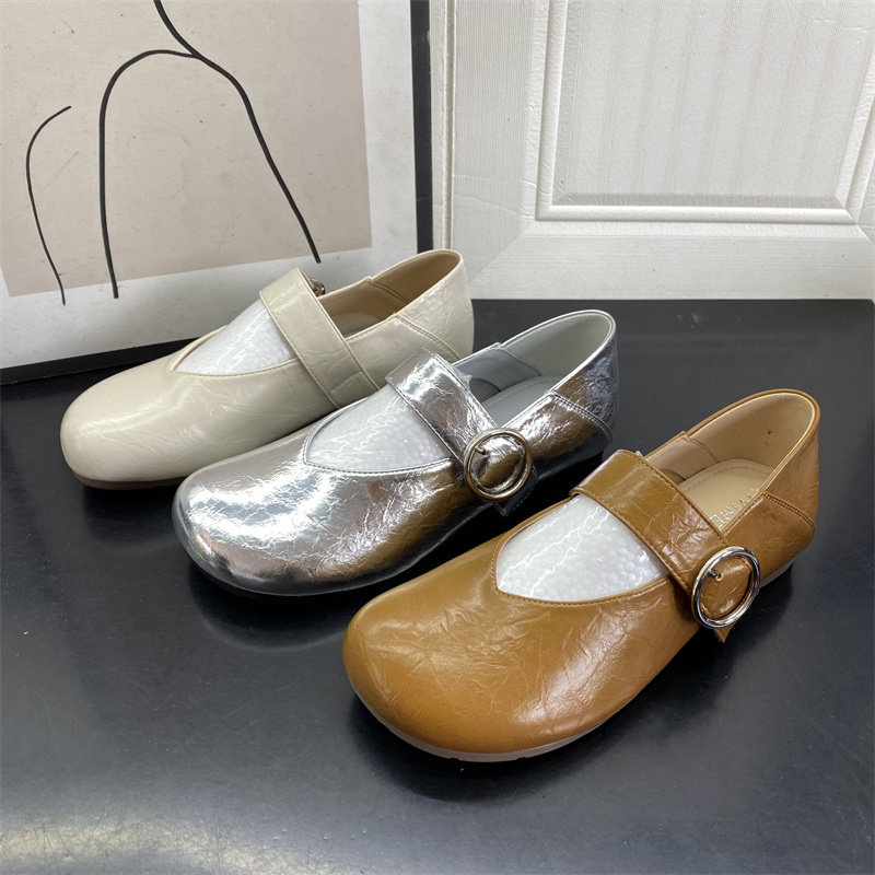 撤柜断码处理女鞋2026春季款时尚复古一字带玛平底浅口圆头小皮鞋,女鞋,玛丽珍鞋,淘宝优惠券,粉丝福利购,淘宝优惠卷