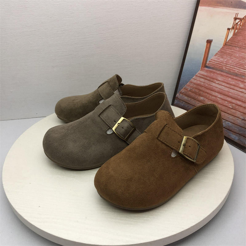 撤柜断码处理女鞋2026春季款时尚复古风搭扣圆头平底一脚蹬勃肯鞋,女鞋,勃肯鞋/软木鞋,淘宝优惠券,粉丝福利购,淘宝优惠卷