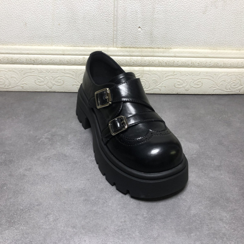 撤柜断码处理女鞋2026春季款时尚英伦风厚底皮带扣百搭增高小皮鞋,女鞋,乐福鞋（豆豆鞋）,淘宝优惠券,粉丝福利购,淘宝优惠卷