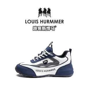 路易斯悍马男鞋阿帕奇冬季保暖棉鞋皮面防水休闲运动鞋百搭情侣鞋