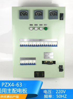 定做船用小型主配电板PZX4-63配电箱总配电板控制箱主配电盘ZC证