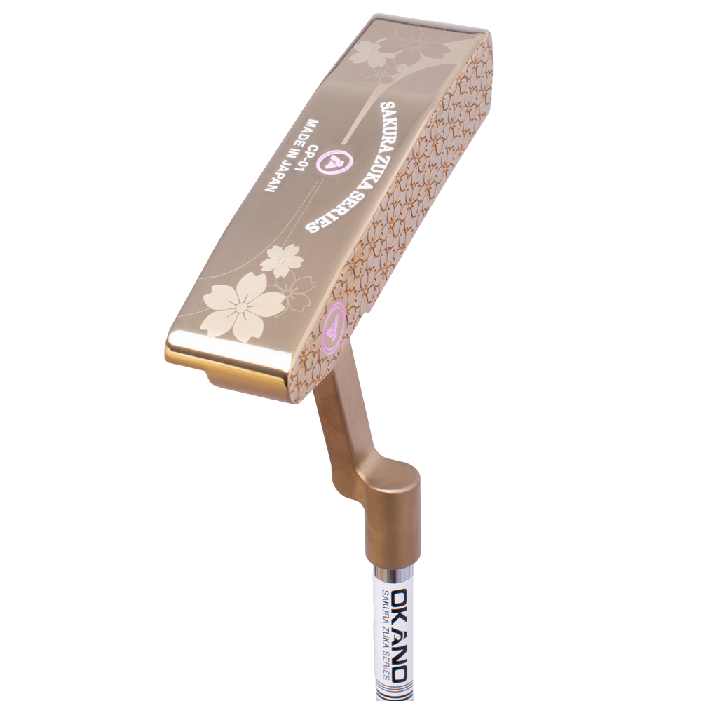 日本进口高尔夫球杆女士推杆金色樱花限量款正品