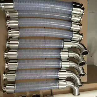 积优内径10-100MM透明内衬钢丝软管食品卫生级用管无塑化剂钢丝管