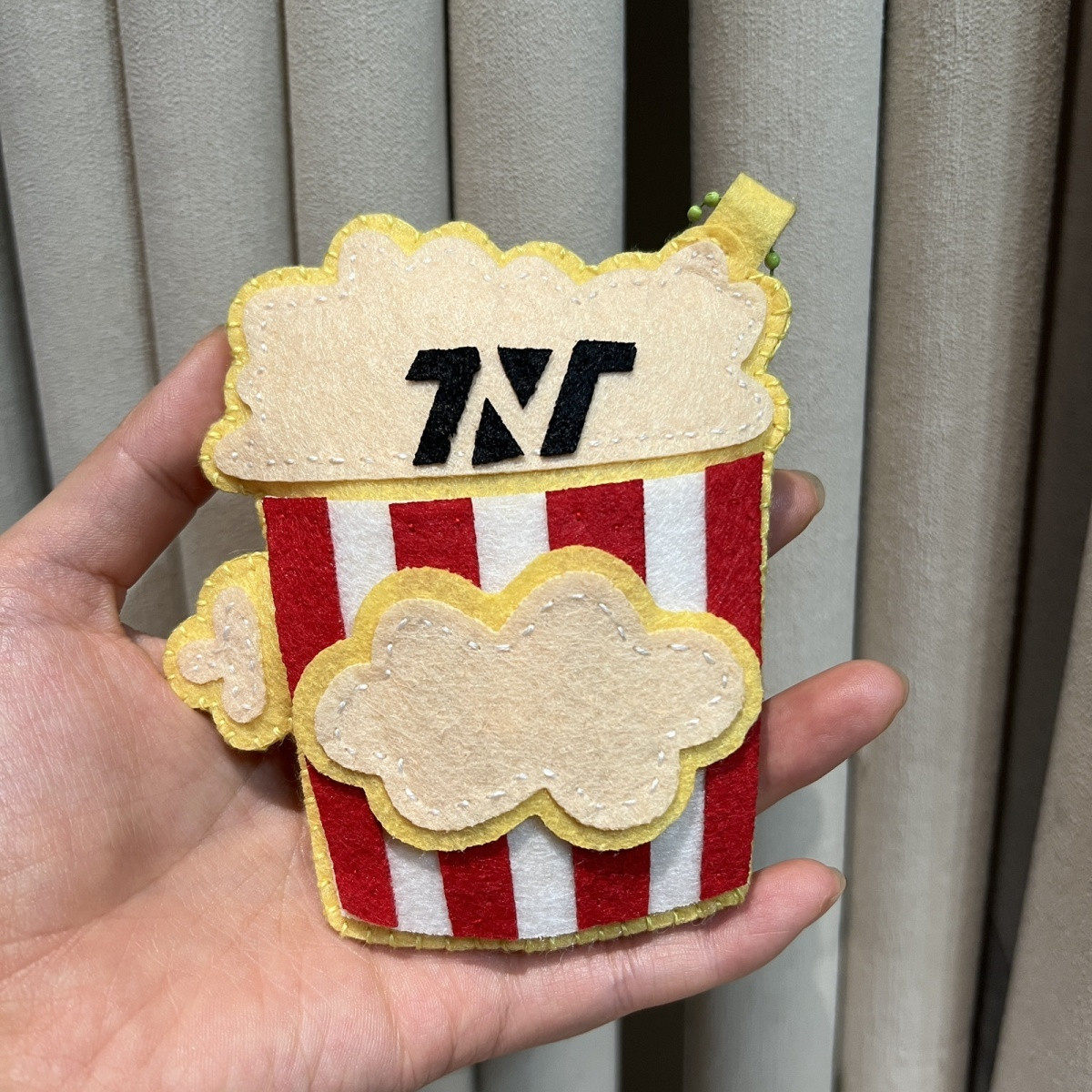 TNT时代少年团爆米花不织布手工挂件周边爱豆应援书包挂diy材料包