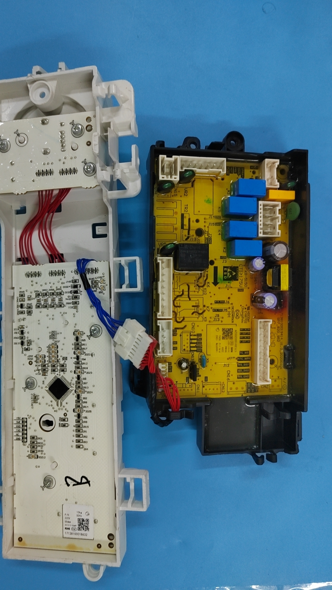 适用于美的小天鹅滚筒洗衣机MD100V11D电脑板主板17138100020529