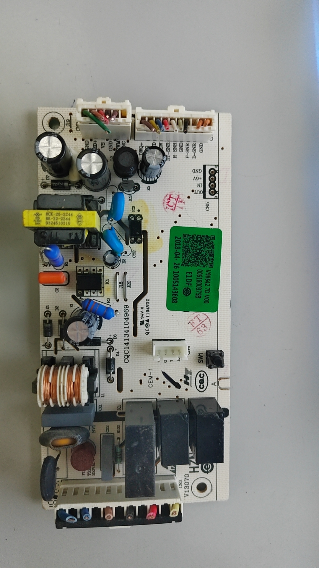 适用海尔冰箱 BCD-213WMPV/216WMPT/电脑主板 0061800375 A/B/C/D