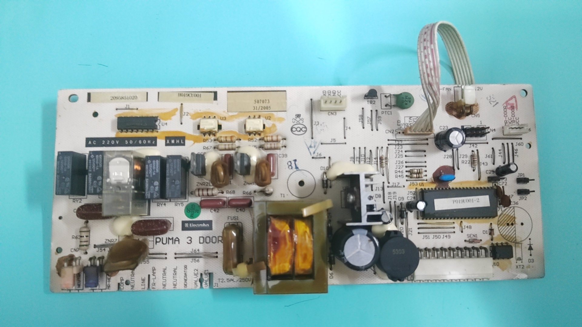 伊莱克斯冰箱电脑板 D00R H019CU003显示板H019DU001 BCD-241E.