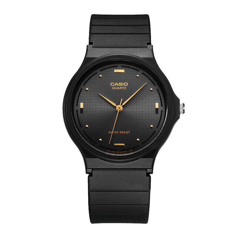 卡西欧（CASIO）手表 乔妹同款小黑表 学生表 考试中性表MQ-76-1A