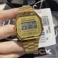 A168Wg-9W [Recommended] Classic Small Gold Watch