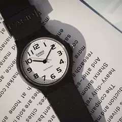 Casio Watch Same Style as Jo Mi-Eon, Popular among Graduate Students, Simple Black Watch, Model Mq-24-7B2 Mw-59/240