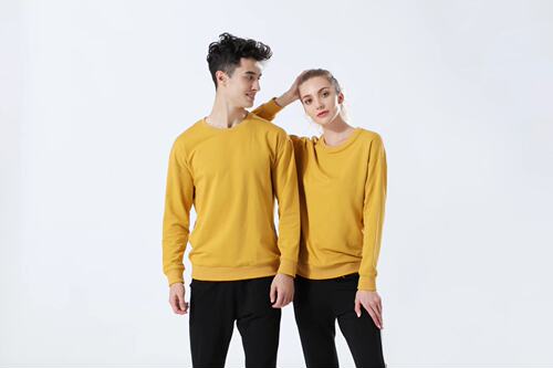 605圆领衣300克圆领卫衣抗起球活动服装工作服印制绣制