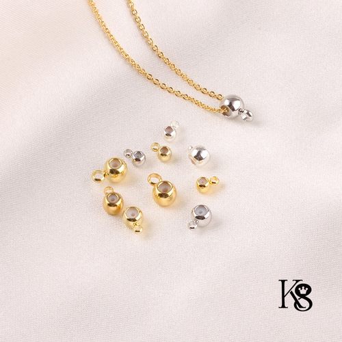 14K18K包金保色硅胶定位调节珠